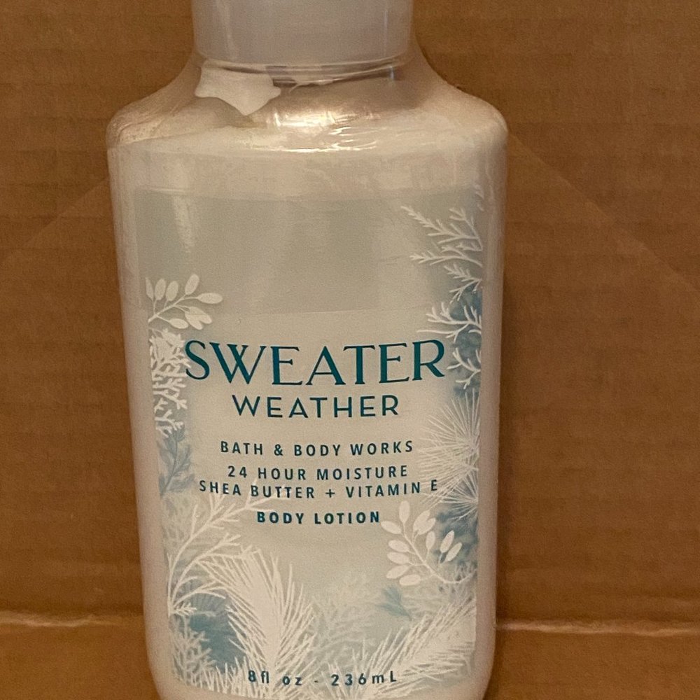 Sweater Weather 24 Hour Moisture Shea Butter and Vitamin E Body Lotion